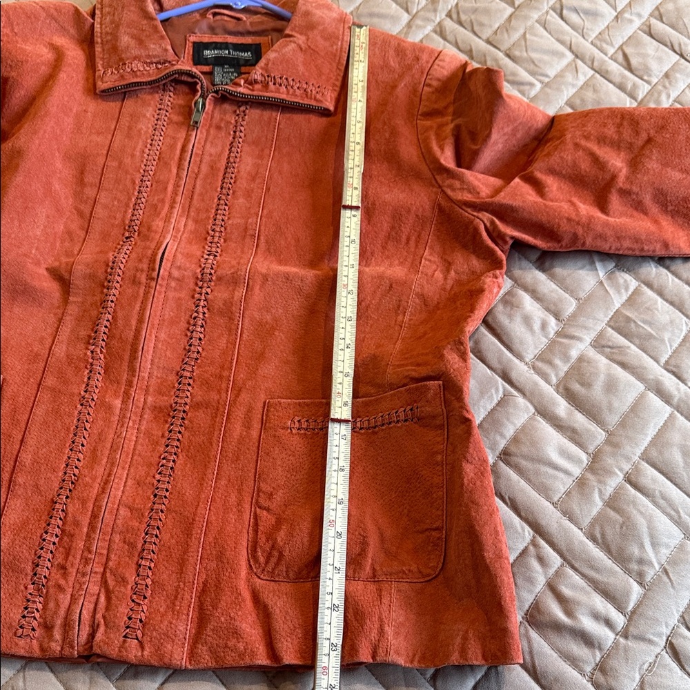 Boston Traders Rust Leather Jacket - image 6